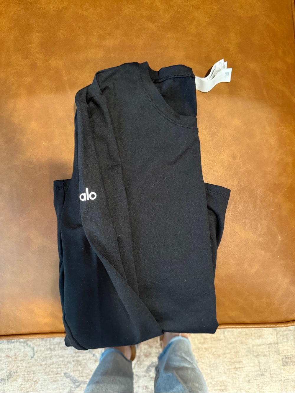 ALO Yoga Black Long Sleeve Top
